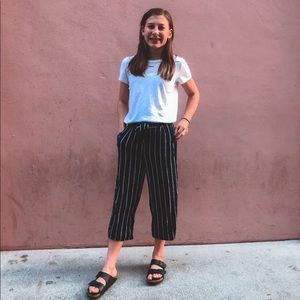 Abercrombie kids striped pants!